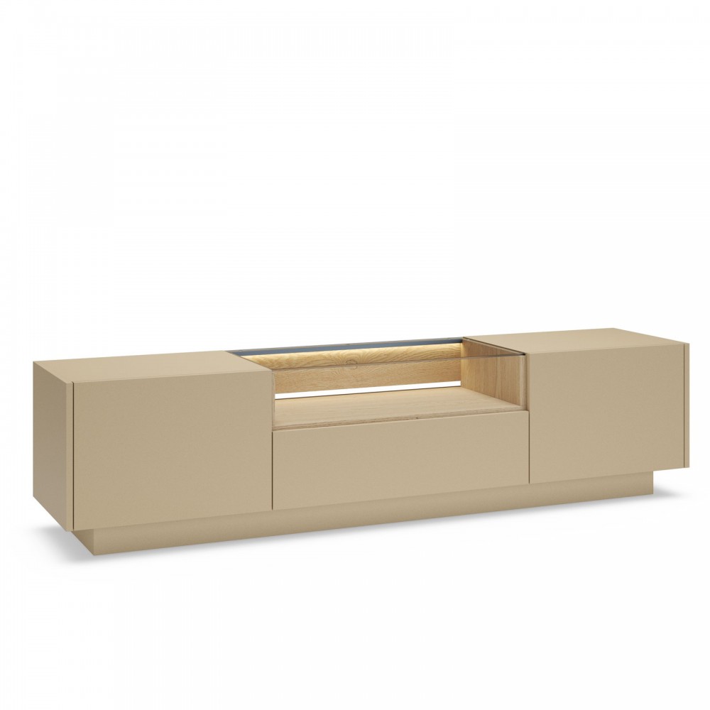 Έπιπλο τηλεόρασης Hori II-Καφέ Ανοιχτό 176.4x39.5x43.4