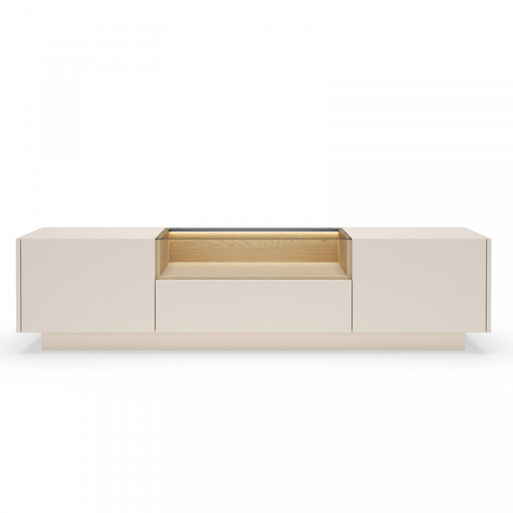 Έπιπλο τηλεόρασης Hori II-Μπεζ Ανοιχτό 176.4x39.5x43.4