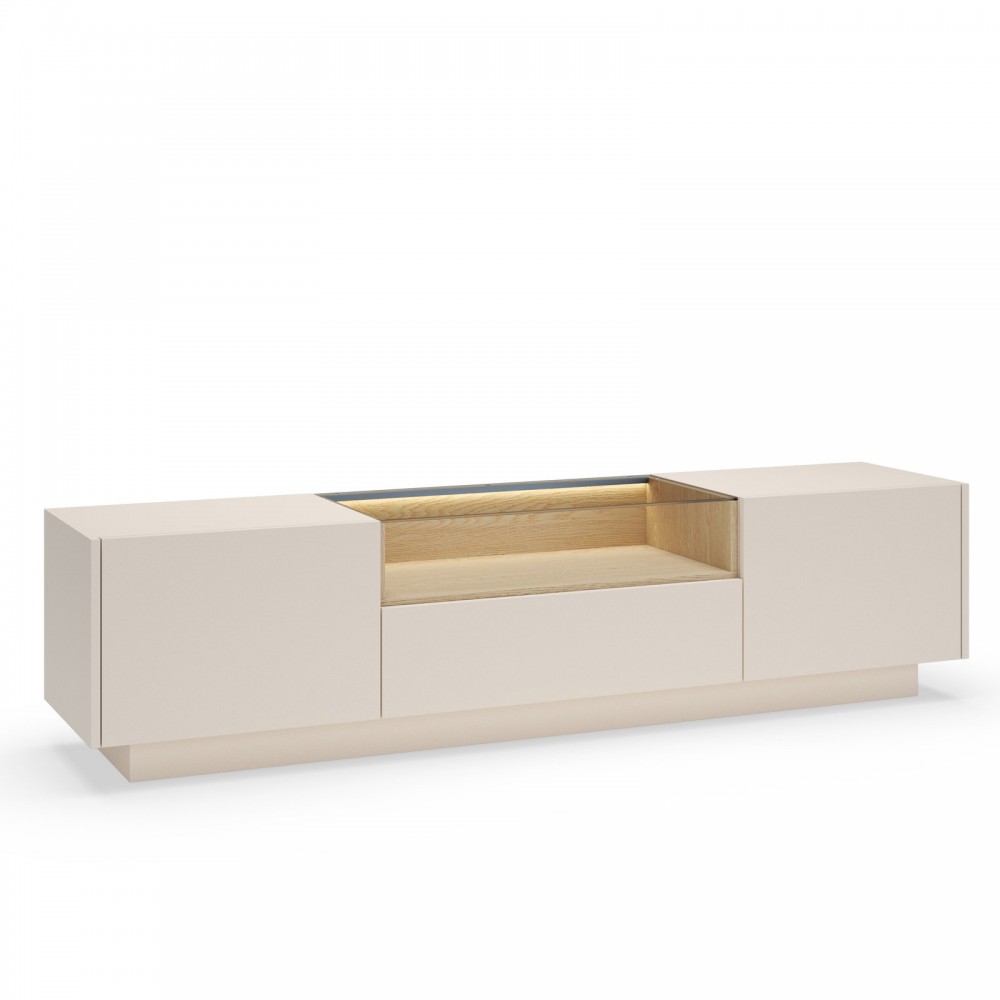 Έπιπλο τηλεόρασης Hori II-Μπεζ Ανοιχτό 176.4x39.5x43.4