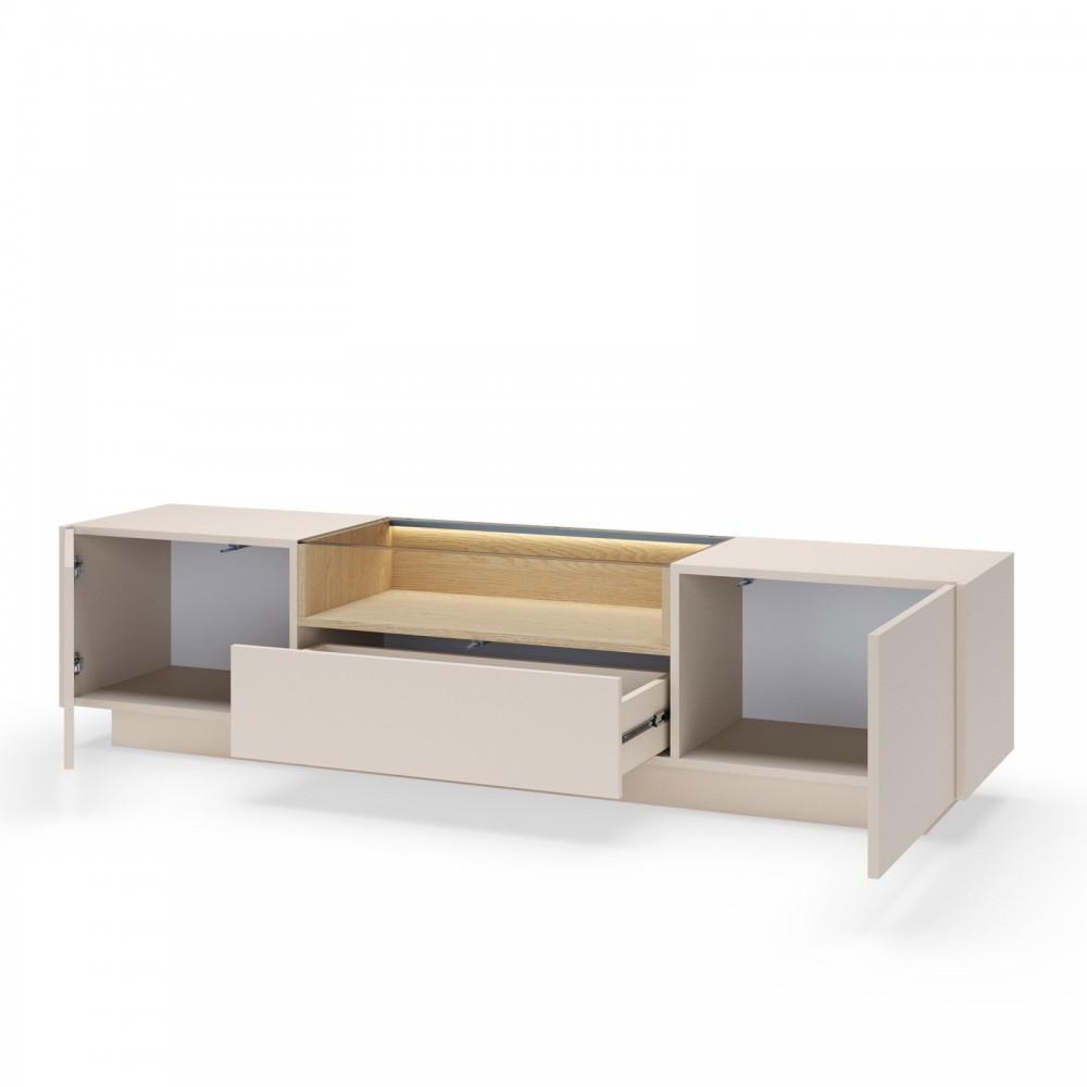 Έπιπλο τηλεόρασης Hori II-Μπεζ Ανοιχτό 176.4x39.5x43.4