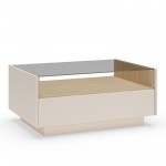 Τραπεζάκι Σαλονιού Hori-Μπεζ Ανοιχτό 96x67.2x43.4