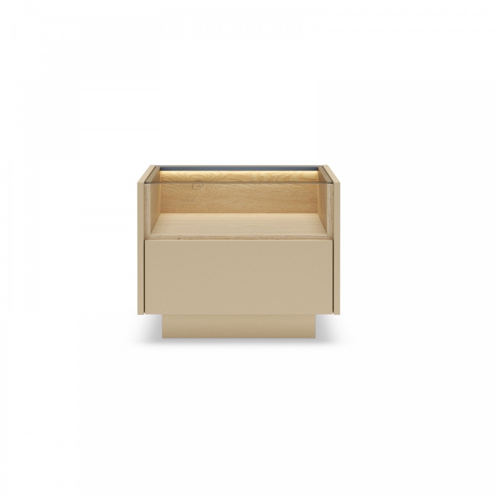 Κομοδίνο Hori-Καφέ Ανοιχτό 53.4x39.5x43.4