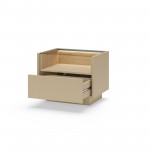 Κομοδίνο Hori-Καφέ Ανοιχτό 53.4x39.5x43.4
