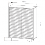 Μπουφές Sebi 103.9x40x138.4