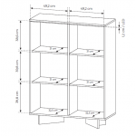 Μπουφές Sebi 103.9x40x138.4