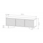 Έπιπλο Τηλεόρασης Sebi II 153.9x40x54.4