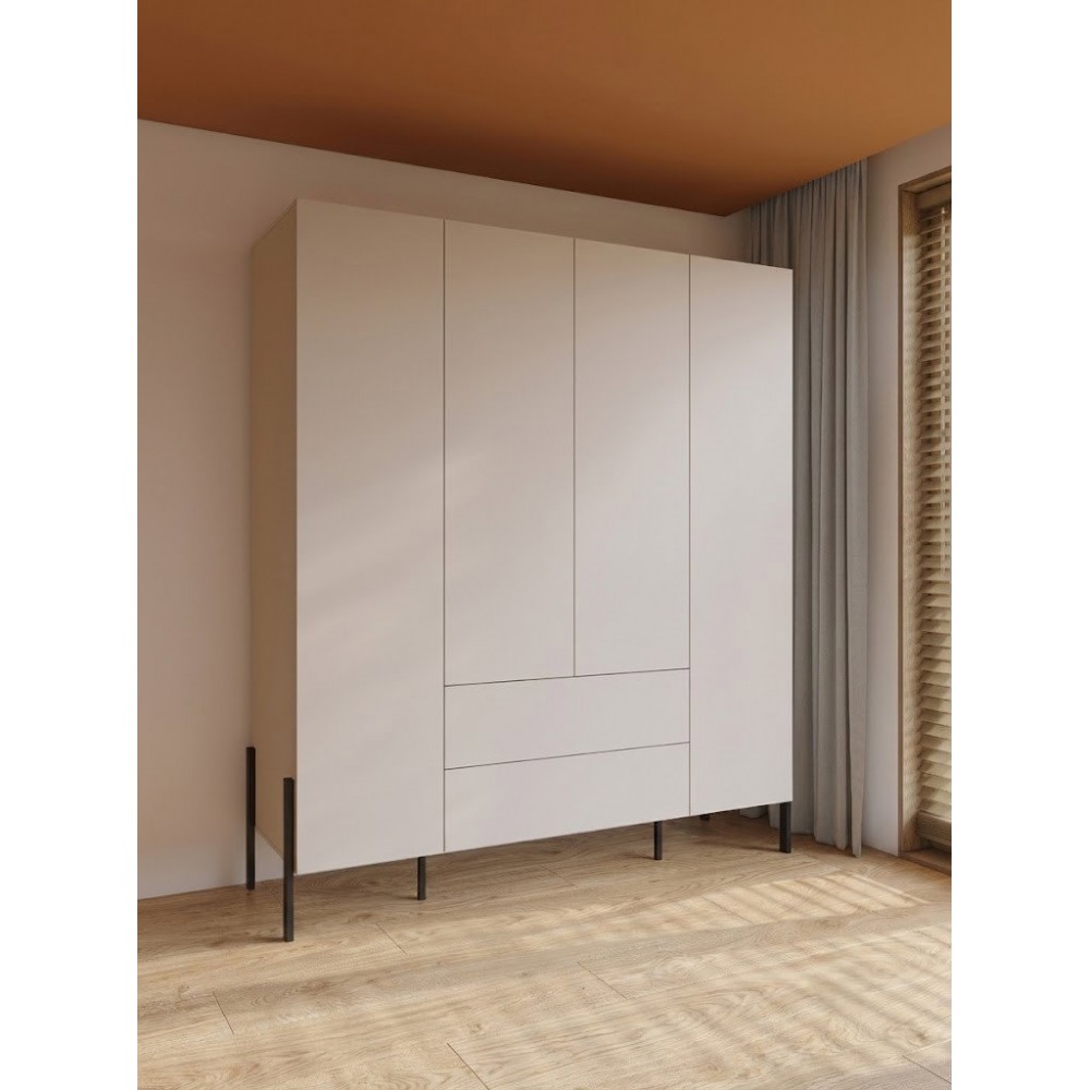 Ντουλάπα Colmano τετράφυλλη 180x60x210