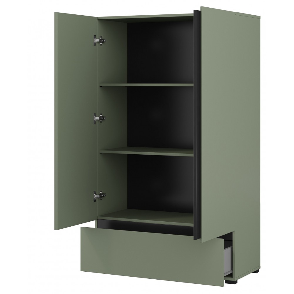 Ντουλάπα Orwell S Mini διφυλλη-Πράσινο 89x40x150