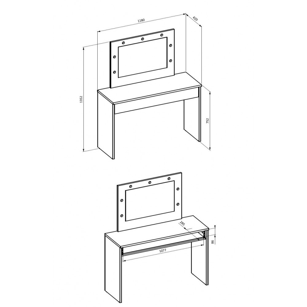Τουαλέτα Vallo 118x42x135