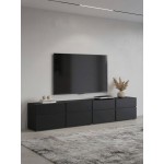 Έπιπλο τηλεόρασης Orwell I-Μαύρο 225x40x48