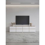 Έπιπλο τηλεόρασης Orwell I-Λευκό – Φυσικό 225x40x48