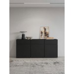 Μπουφές Orwell II-Μαύρο 180x40x78