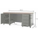 Γραφείο Oravio Plus 180x70x77