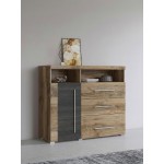 Μπουφές Gregor mini-Φυσικό – Καρυδί 119x39x92