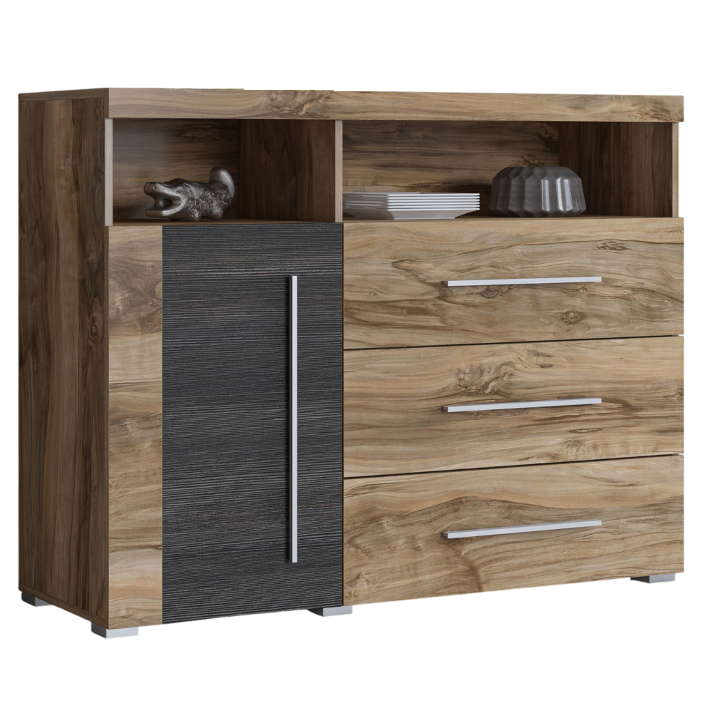 Μπουφές Gregor mini-Φυσικό – Καρυδί 119x39x92