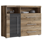 Μπουφές Gregor mini-Φυσικό – Καρυδί 119x39x92