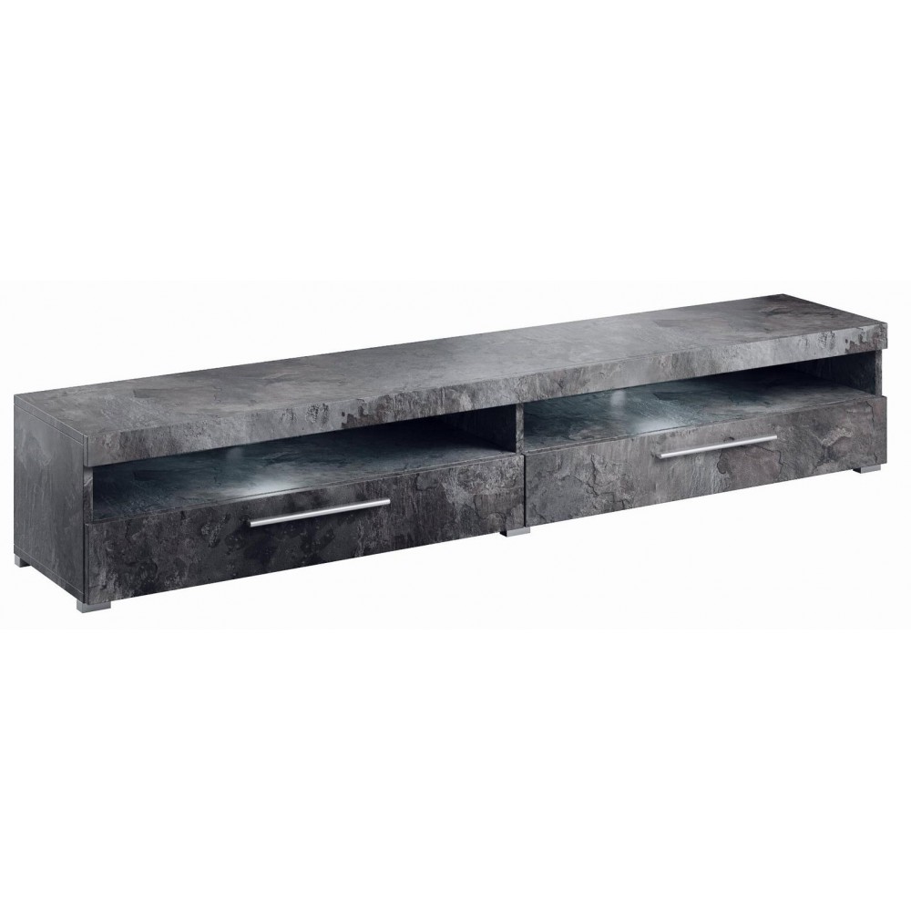 Έπιπλο τηλεόρασης Peron-Γραφίτης 200x40x35