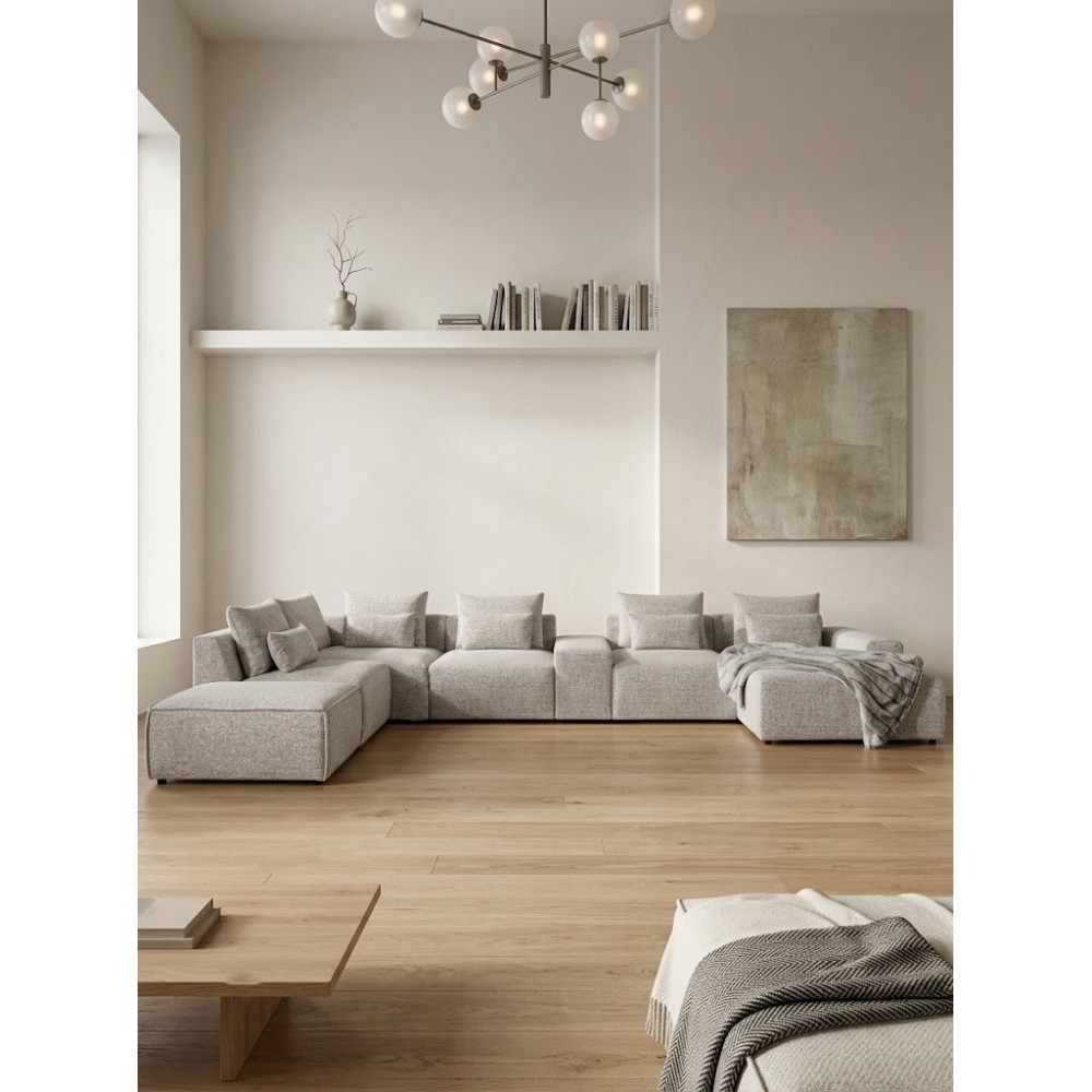 Γωνιακός Καναπές Bores L-Δεξιά 454x261x87