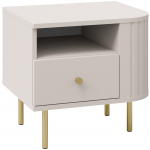 Κομοδίνο Ovelia-Δεξιά-Μπεζ 48x41.5x45