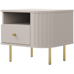 Κομοδίνο Ovelia-Δεξιά-Μπεζ 48x41.5x45
