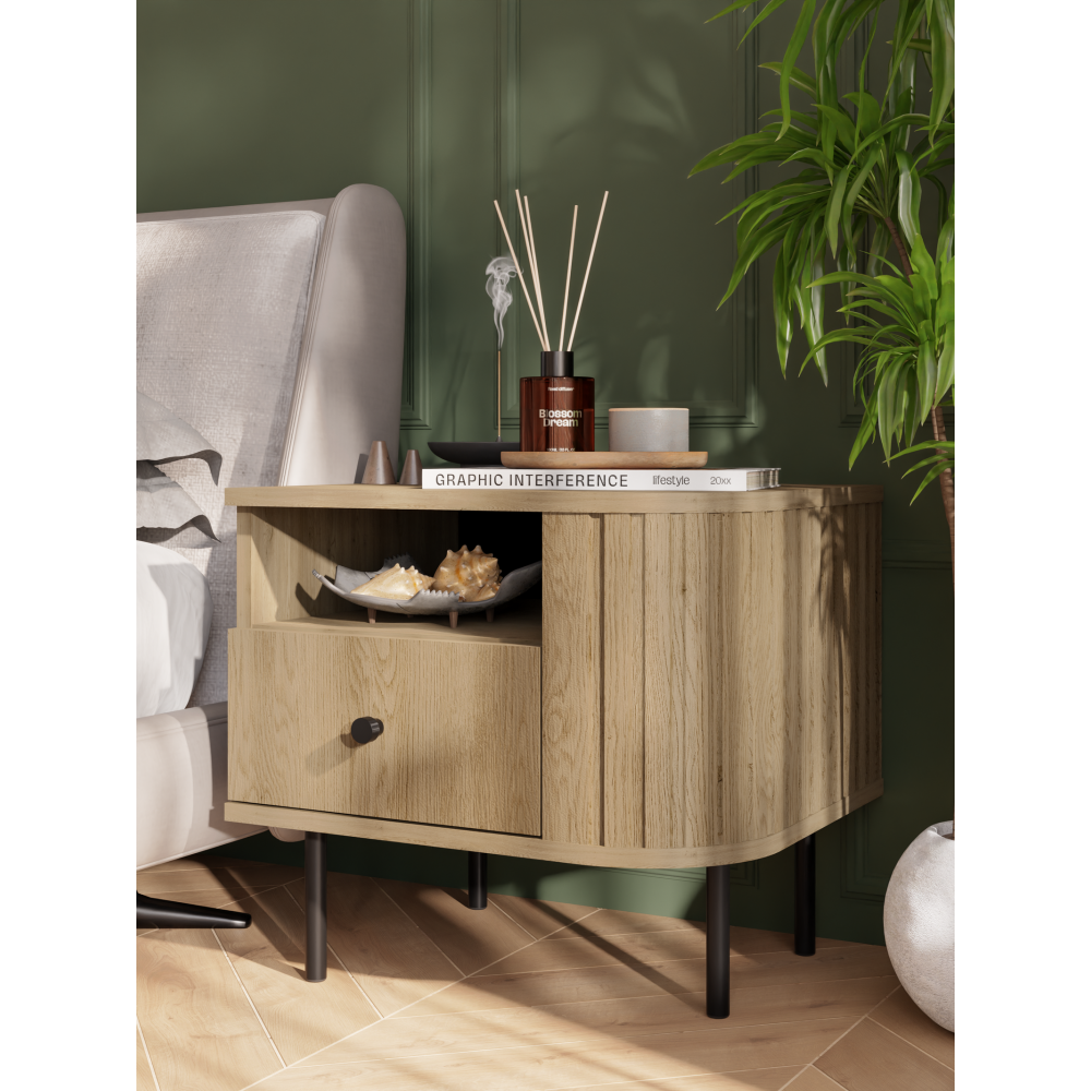 Κομοδίνο Ovelia-Δεξιά-Φυσικό 48x41.5x45