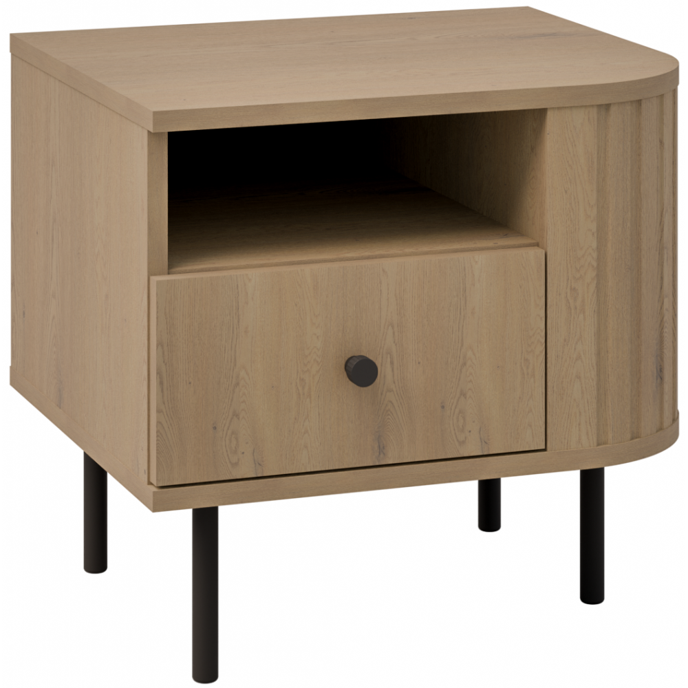 Κομοδίνο Ovelia-Δεξιά-Φυσικό 48x41.5x45