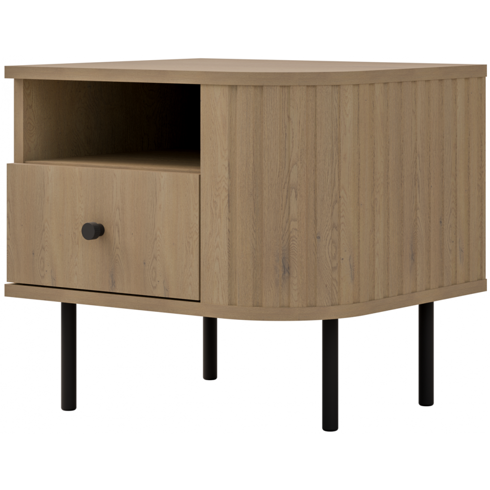 Κομοδίνο Ovelia-Δεξιά-Φυσικό 48x41.5x45