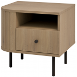 Κομοδίνο Ovelia-Αριστερά-Φυσικό 48x41.5x45
