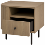Κομοδίνο Ovelia-Αριστερά-Φυσικό 48x41.5x45