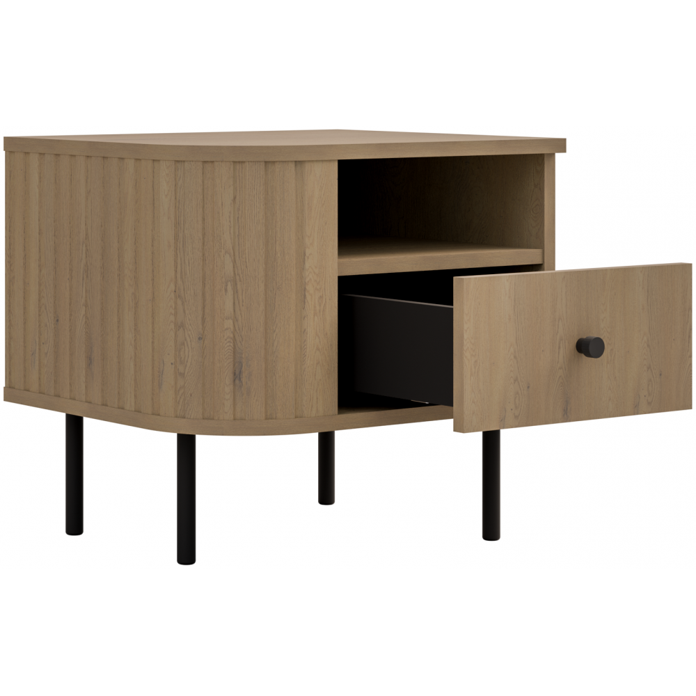 Κομοδίνο Ovelia-Αριστερά-Φυσικό 48x41.5x45