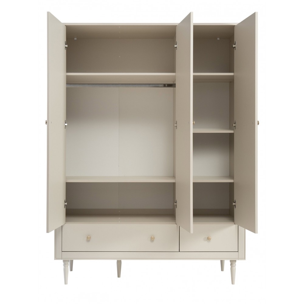 Ντουλάπα Petite Τρίφυλλη 144.9x52.4x197.8