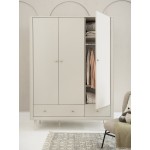 Ντουλάπα Petite Τρίφυλλη 144.9x52.4x197.8