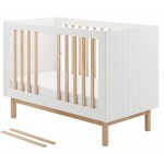 Βρεφικό Κρεβάτι Miloo-60x120-Λευκό 123.6x66x87.4