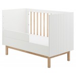 Βρεφικό Κρεβάτι Miloo-60x120-Λευκό 123.6x66x87.4