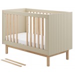 Βρεφικό Κρεβάτι Miloo-60x120-Σαμπανί 123.6x66x87.4