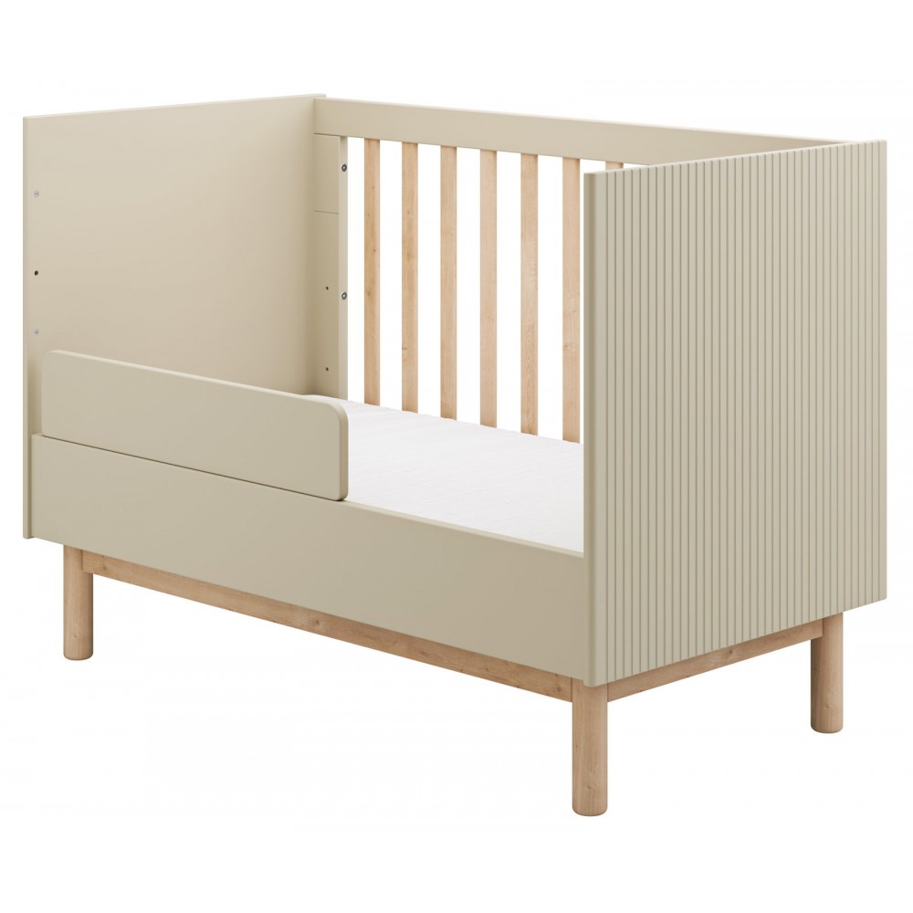 Βρεφικό Κρεβάτι Miloo-60x120-Σαμπανί 123.6x66x87.4