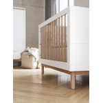 Βρεφικό Κρεβάτι Miloo-70x140-Λευκό 143.6x75.2x87.4
