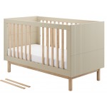 Βρεφικό Κρεβάτι Miloo-70x140-Σαμπανί 143.6x75.2x87.4