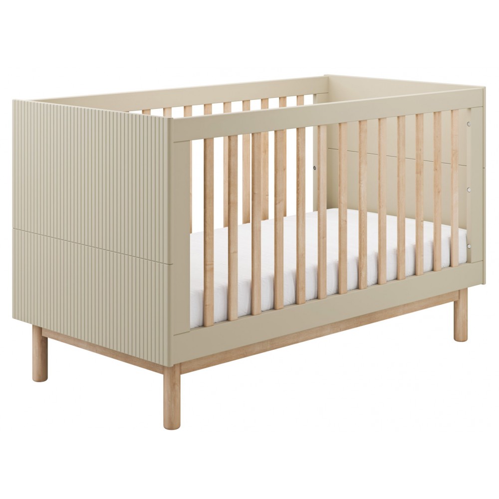 Βρεφικό Κρεβάτι Miloo-70x140-Σαμπανί 143.6x75.2x87.4