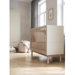 Βρεφικό Κρεβάτι Miloo-70x140-Σαμπανί 143.6x75.2x87.4