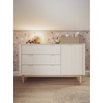 Συρταριέρα Miloo II-Σαμπανί 144.5x52.4x90.4