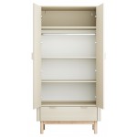 Ντουλάπα Miloo Δίφυλλη-Σαμπανί 100.2x52.4x197.8