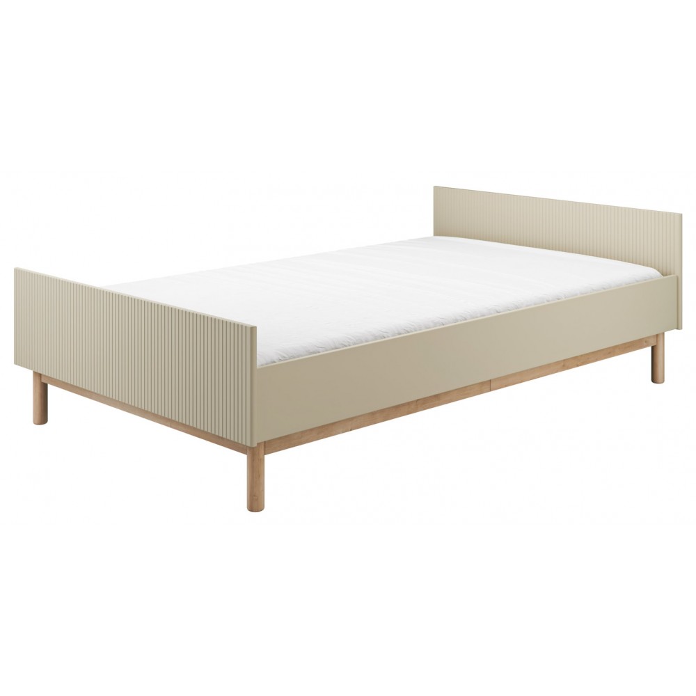 Παιδικό Κρεβάτι Miloo-120x200-Σαμπανί 203.6x126x62.7