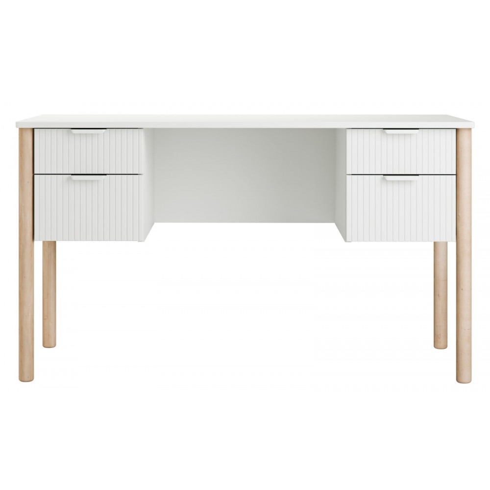 Γραφείο Miloo-Λευκό 131x56.8x75