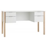 Γραφείο Miloo-Λευκό 131x56.8x75