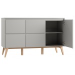 Συρταριέρα Swin II-Γκρί 148.9x52.4x92.2