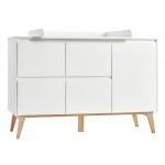 Συρταριέρα Swin II-Λευκό 148.9x52.4x92.2