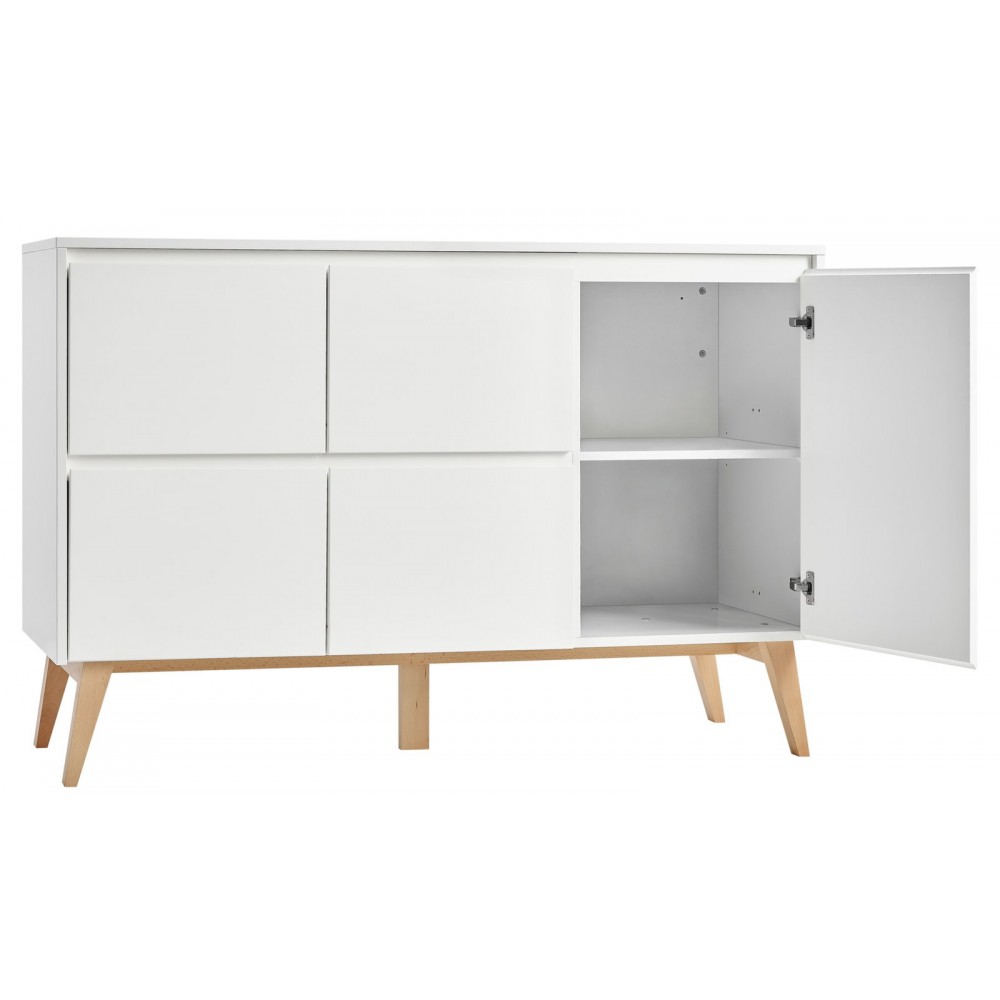 Συρταριέρα Swin II-Λευκό 148.9x52.4x92.2