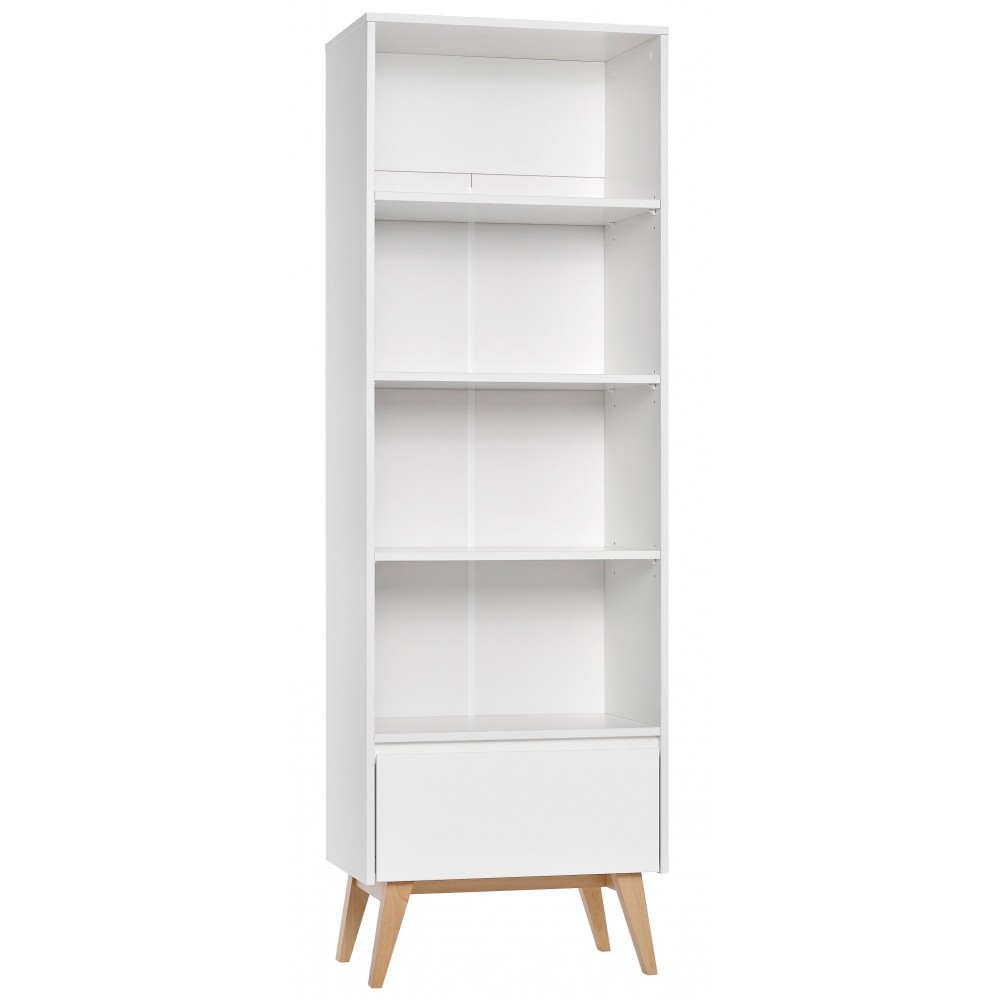 Βιβλιοθήκη Swin-Λευκό 65x42.4x199.5