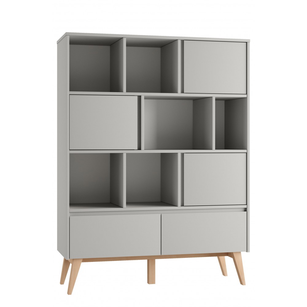 Πόρτα Για Βιβλιοθήκη Swin II-Γκρί 42.5x33.4x1.8